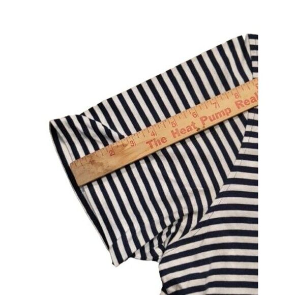 Polo Ralph Lauren Classic Fit Shirt Men Sz L Striped Blue White Short Sleeve Poc - Picture 5 of 7